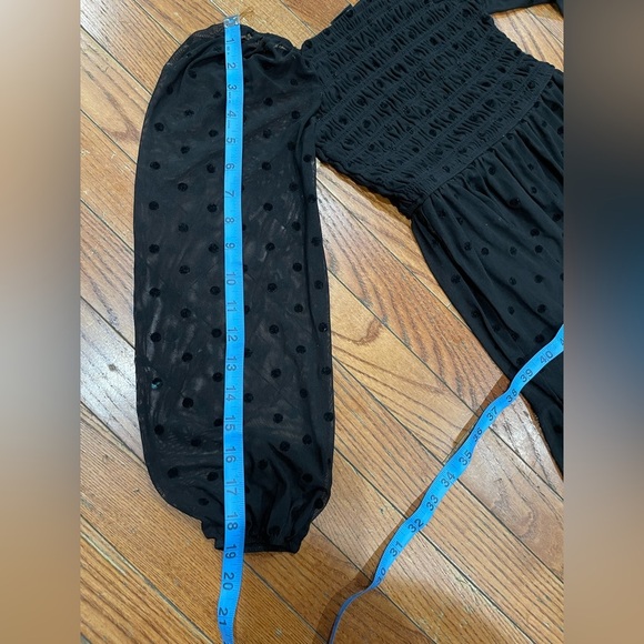 Art Class Black Polka Dot Kids Dress - Picture 11 of 11